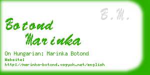 botond marinka business card